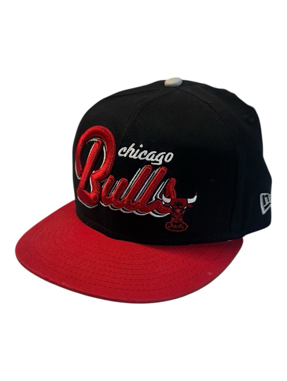 Chicago Bulls New Era 9fifty Youth SnapBack Hat Black Red